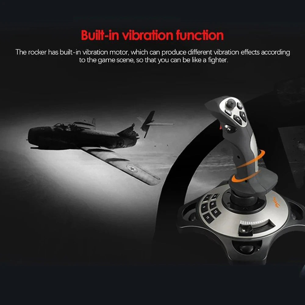 Controlador de simulación de vuelo PXN-2113 Pro, Joystick para PC, accesorios de juego de escritorio
