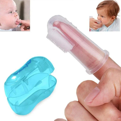 Cepillo de dientes súper suave para mascotas, cepillo para perros de peluche, herramienta para el cuidado de los dientes del sarro del mal aliento, limpieza de perros y gatos, suministros para mascotas de gel de sílice