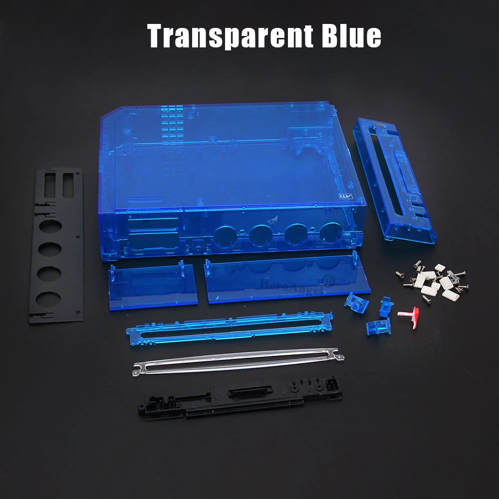Con cubierta de embalaje al por menor, juego completo de piezas de repuesto de carcasa para consola de juegos Wii, estuche de reparación con botones, 11 colores