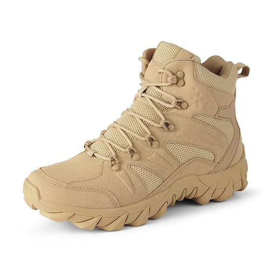 Botas de entrenamiento de combate tácticas mejoradas para hombre, zapatos de senderismo de respuesta rápida antidesgaste para acampar al aire libre, zapatillas de pesca y caza para hombre