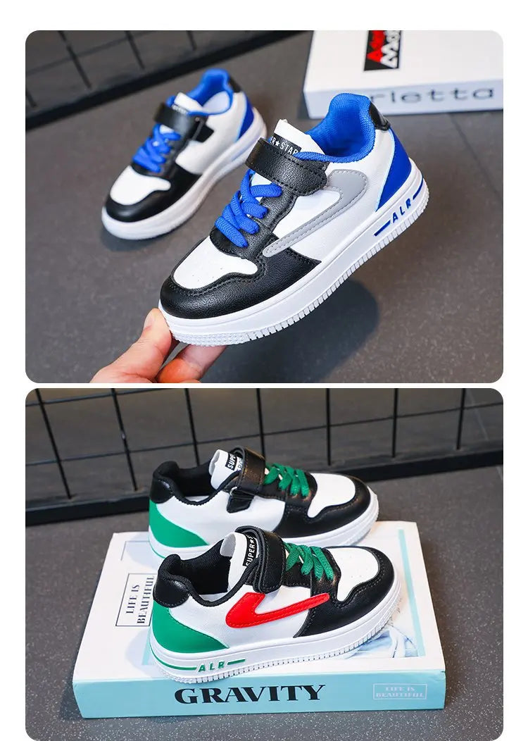 Zapatos deportivos con botón giratorio para niños, zapatos planos de malla transpirable con una sola red, novedad de verano, zapatos planos medianos y grandes para niños