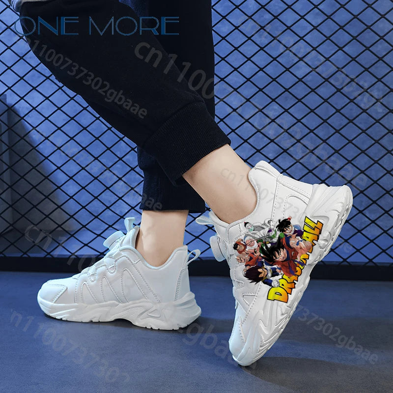Dragon Ball Z Son Goku Anime zapatos casuales zapatos de baloncesto impresión cómodos zapatos planos para niños regalo de cumpleaños