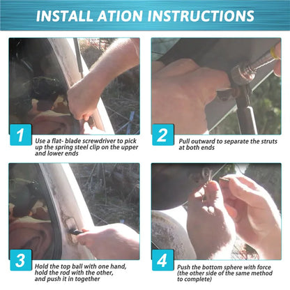 2 unids/set puerta trasera ventana puntales de Gas soporte elevadores para Ford Explorer 1991-2001 Mazda Navajo 1991-1994 accesorios de coche