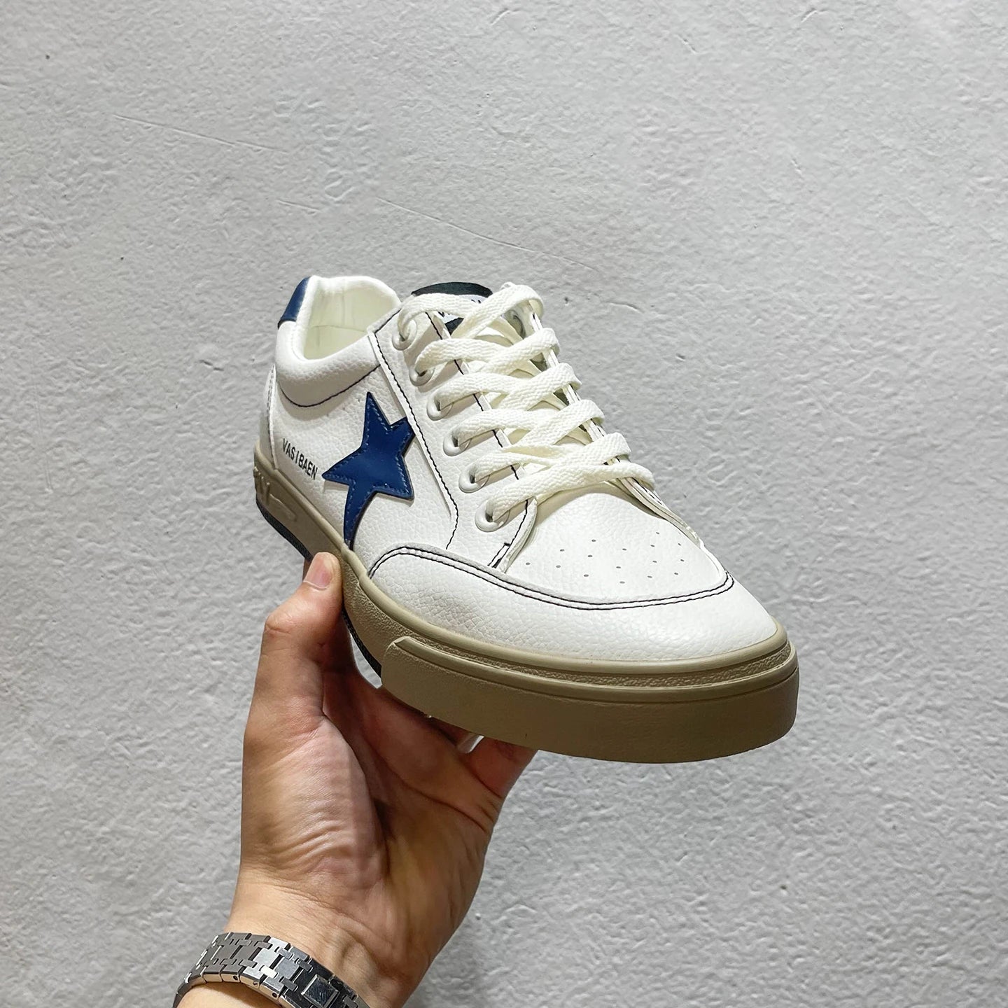 Zapatos Planos de Hombre Estilo Nuevo, Zapatos Deportivos Coreanos de Moda, Zapatos Casus con Tacón Plano, Punta Redonda y...