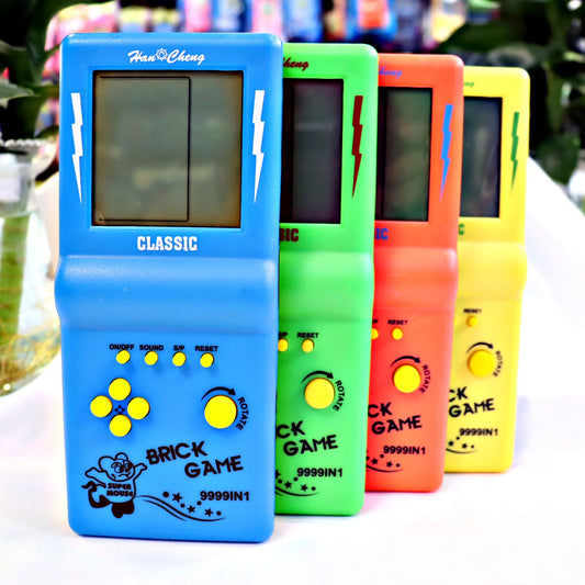 Reproductores de juegos portátiles Retro clásicos para consola Tetris, máquina de juegos de bolsillo nostálgica de pantalla grande para niños, juguetes rompecabezas para niños