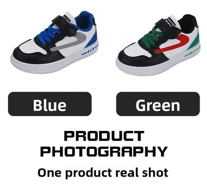 Zapatos deportivos con botón giratorio para niños, zapatos planos de malla transpirable con una sola red, novedad de verano, zapatos planos medianos y grandes para niños