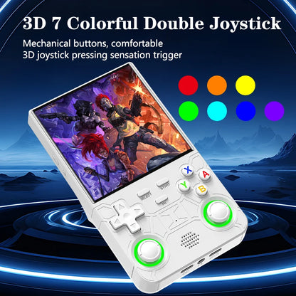 Nueva consola de juegos portátil ultra retro R36, sistema Linux de código abierto de 4,0 pulgadas, reproductor de vídeo portátil de 128GB, consola de juegos portátil