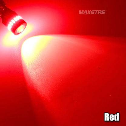 2 uds T10 W5W bombillas LED rojo Canbus 194 168 LED liquidación luz amarilla Interior del coche lectura puerta maletero lámpara de placa de matrícula 6500K