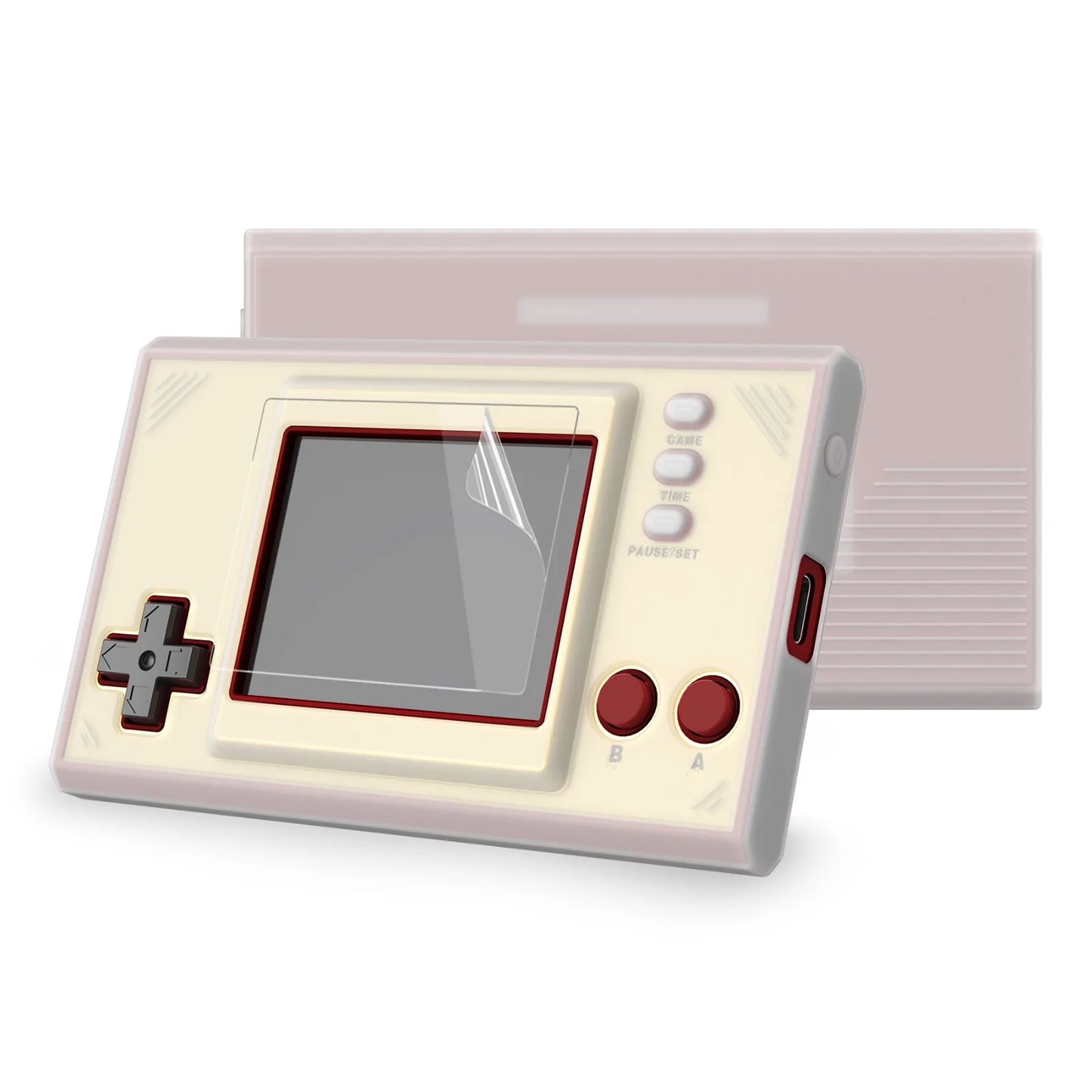 PlayVital Funda protectora de silicona con 2 protectores de pantalla para Nintendo Game & Watch: Super Mario Bros