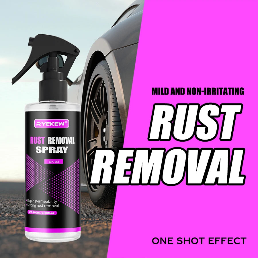 Limpiador de llantas para ruedas de coche, eliminador de óxido multiusos, protección de pintura de freno, polvo de Metal, removedor de polvo de hierro, cuidado del coche, Spray cromado