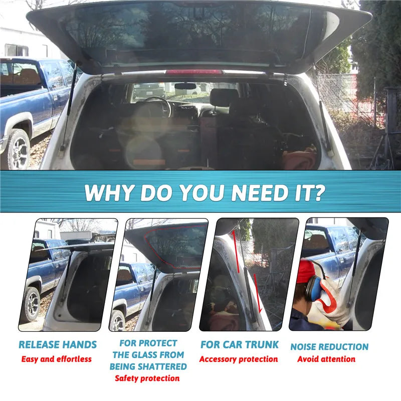 2 unids/set puerta trasera ventana puntales de Gas soporte elevadores para Ford Explorer 1991-2001 Mazda Navajo 1991-1994 accesorios de coche