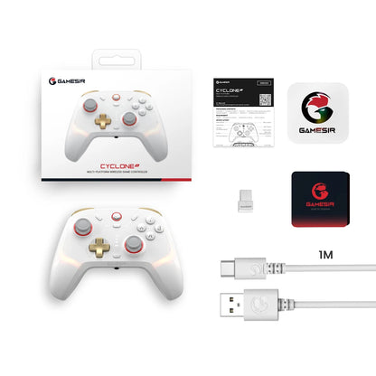 Controlador inalámbrico GameSir Cyclone 2 para Nintendo Switch 2 / iPhone / Android, Gamepad Bluetooth con disparadores de efecto Hall