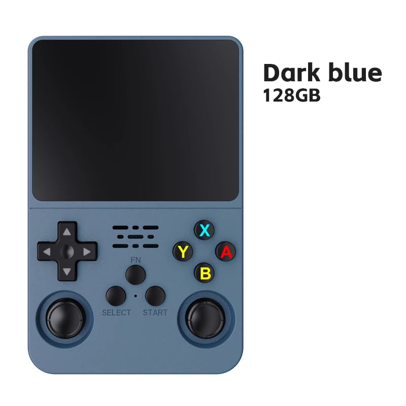 Consola de videojuegos portátil R36S, sistema Linux, pantalla IPS de 3,5 pulgadas, Mini reproductor de vídeo portátil, 64GB, 15000 juegos