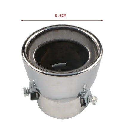 Accesorios para coche, manguito de tubo de escape para automóvil, silenciador de garganta trasera, silenciador dorado, tubo de escape modificado de acero inoxidable