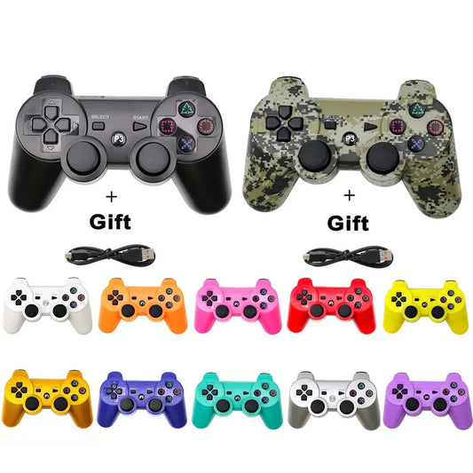 Controlador de PS3, compatible con mando inalámbrico Bluetooth para Play Station 3, consola de mando para PS3, Control para PC/IOS/Andro