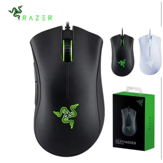 Razer DeathAdder Essential Ratón para juegos por cable/ratones con cable 6400DPI 5 botones independientes para ordenador portátil PC Gamer