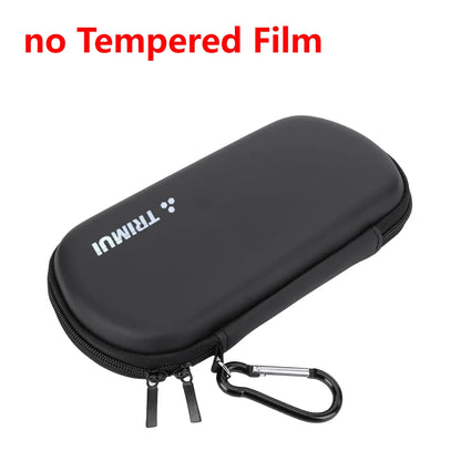 Estuche de transporte duro de EVA para consola de juegos, bolsa de almacenamiento protectora de silicona con película de vidrio templado para triple Smart Pro