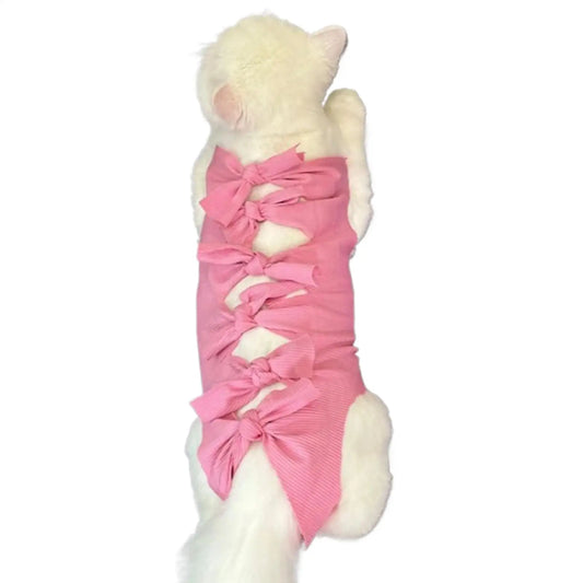 Traje de recuperación quirúrgica para gatos, traje quirúrgico transpirable para gatos, mono para prevención de heridas lamer, mascota interior neutra para el hogar