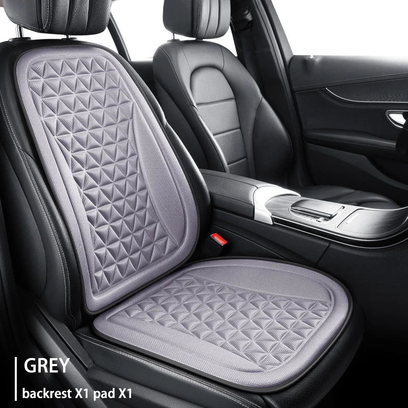 Funda Universal 3D para asiento de coche, alfombrilla protectora, cojín suave, diseño convexo Y, conjunto completo para la mayoría de los coches, accesorios interiores, almohadilla para asiento