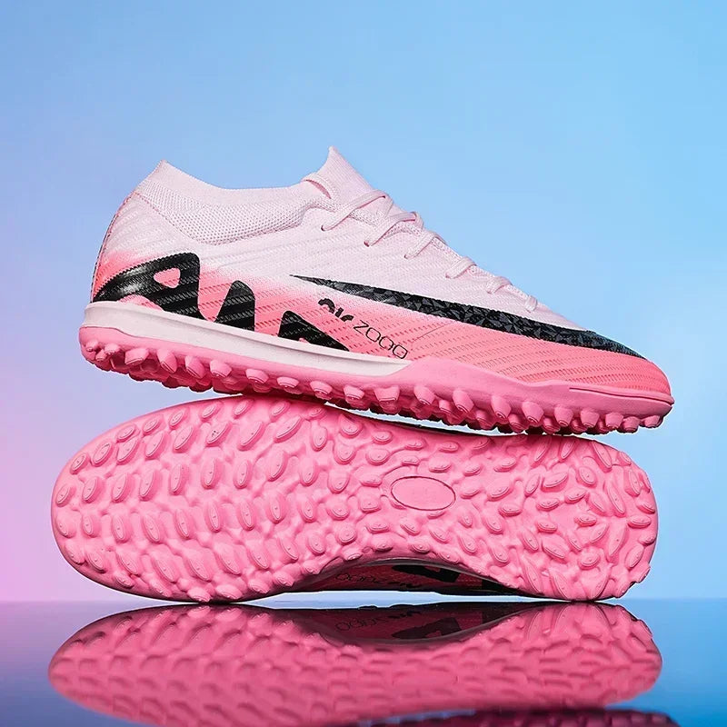 Nuevas zapatillas de deporte para hombre, botas de fútbol, botines de fútbol de caña media, zapatos de fútbol antideslizantes de alta calidad, superventas, FG/TF, fútbol sala interior