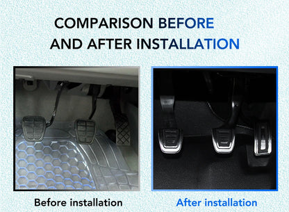 Pedal de freno de Gas de acero inoxidable, Pedal MT para Seat Ibiza 6K 6L 6J Skoda Fabia I II VW Polo 9N 6R Bora Golf MK4 IV, estilo de coche