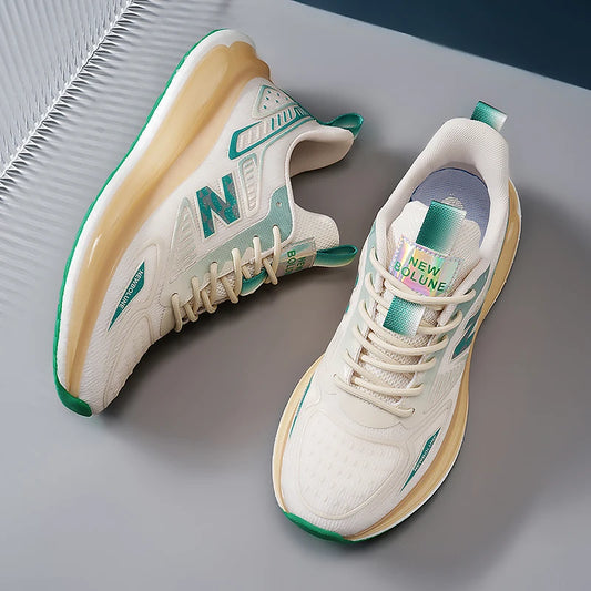 Zapatillas de correr originales para hombre y mujer, zapatillas informales transpirables de malla plana ligera de EVA, zapatillas de tenis de diseño de lujo para Unisex
