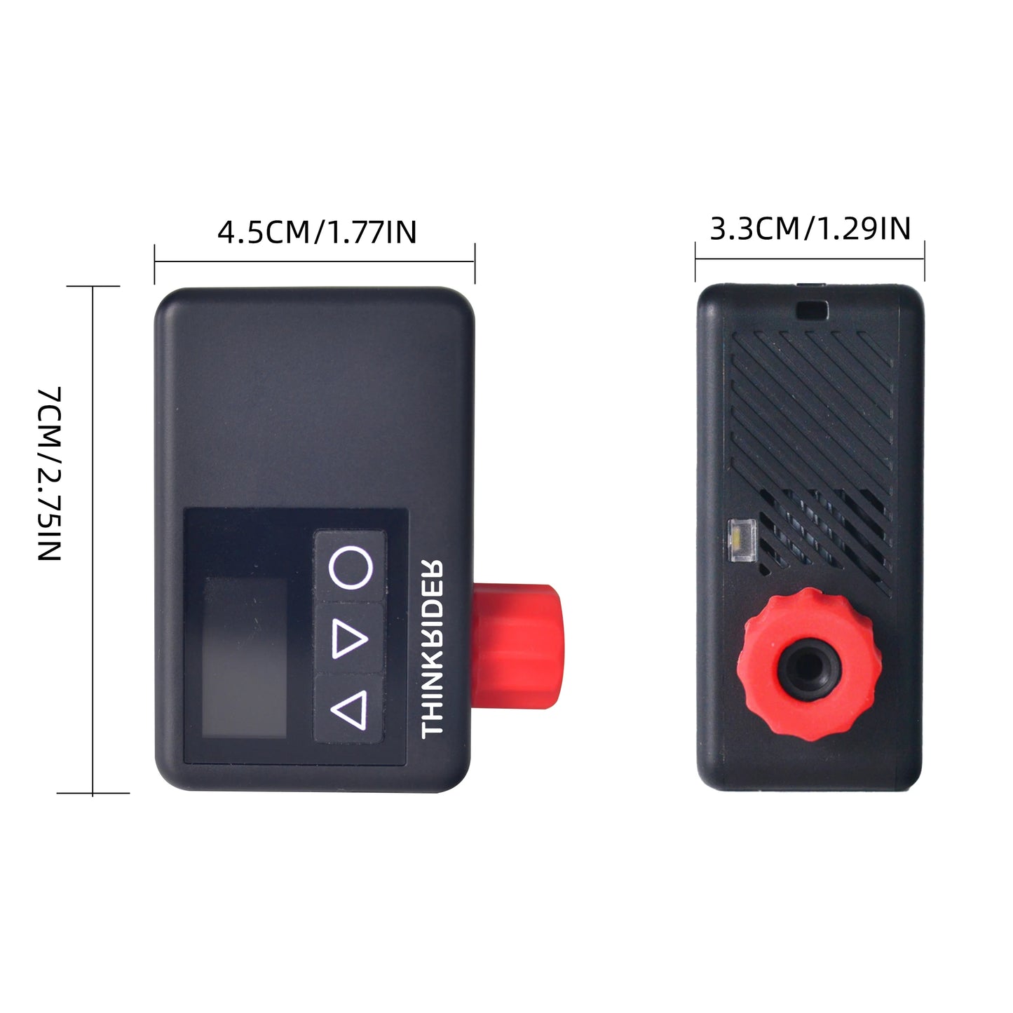 ThinkRider 120 PSI bicicleta de bolsillo portátil bomba de aire eléctrica MINI inflador de neumáticos para bicicleta pantalla de calibre Digital