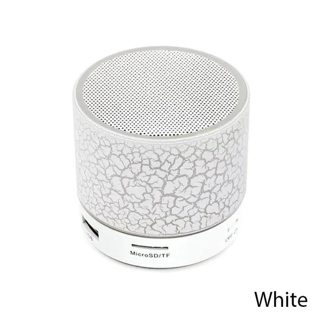 Minialtavoz Bluetooth para teléfono inteligente, dispositivo inalámbrico con Subwoofer, LED, tarjeta TF, USB, MP3, sonido portátil