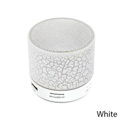 Minialtavoz Bluetooth para teléfono inteligente, dispositivo inalámbrico con Subwoofer, LED, tarjeta TF, USB, MP3, sonido portátil