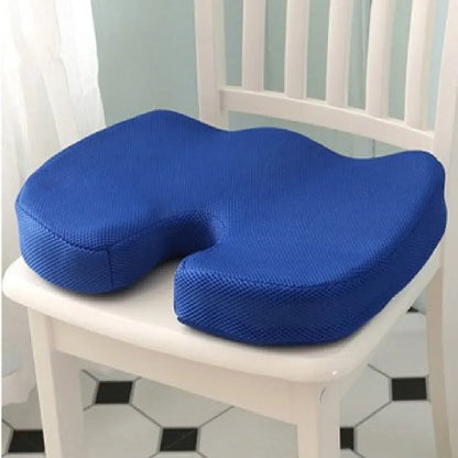 Cojín para asiento de coche, cojín de espuma viscoelástica para oficina, cojín Coccyx ergonómico, soporte de oficina, cojín sedentario, cojín para trasero de estudiante