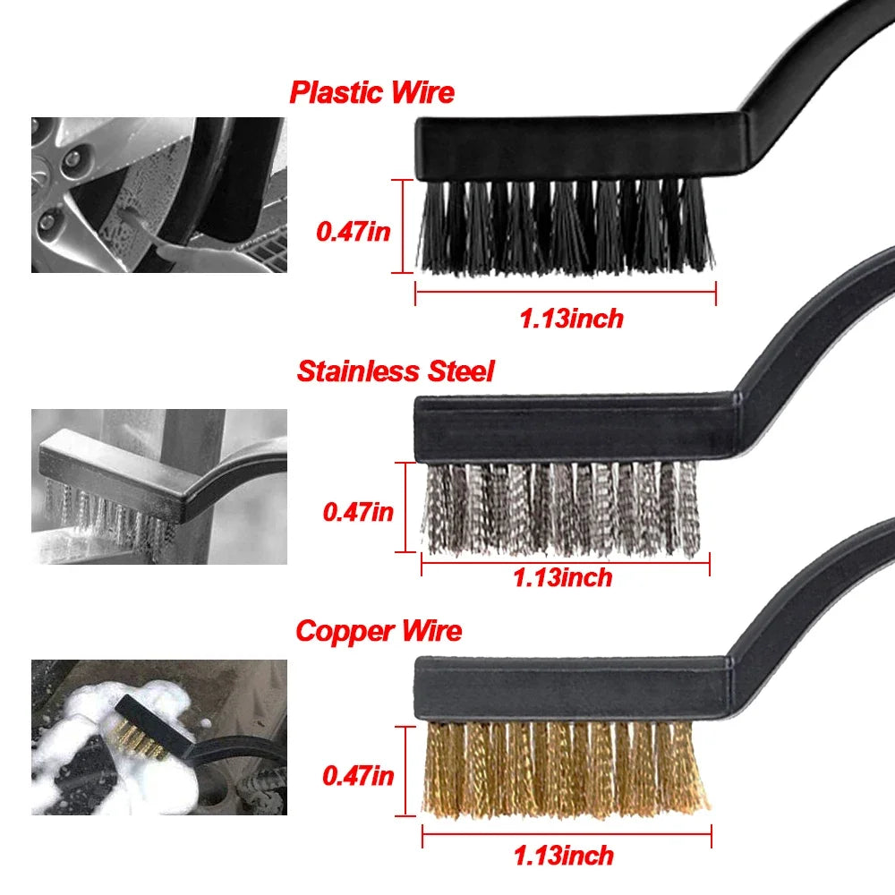 Juego de cepillos para detalles de coche, Kit de limpieza automática definitiva para mantenimiento de huecos de ventilación, cepillo de separación de detalles de salida de aire de coche