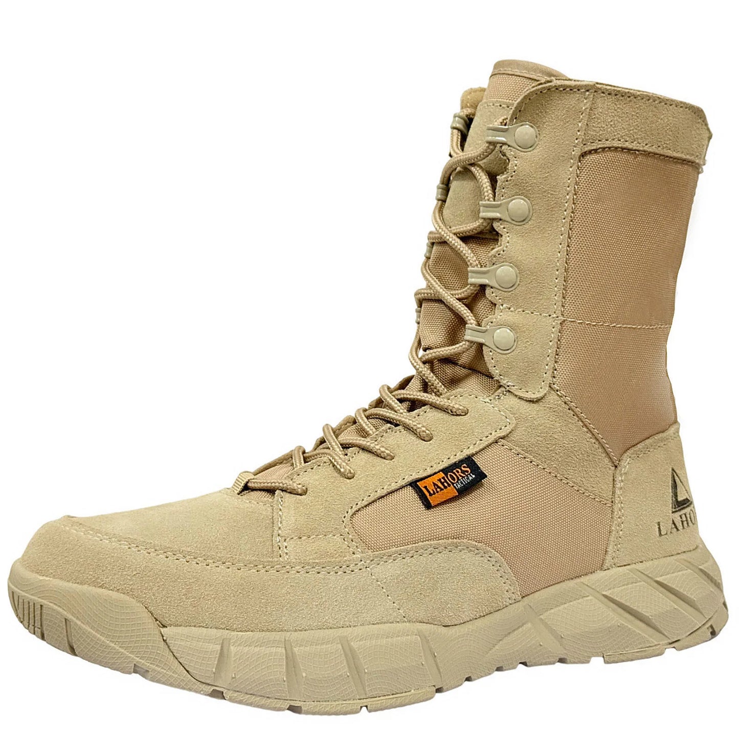 LAHORS, botas tácticas ligeras originales para hombre con cremallera, entrenamiento de combate, cordones, impermeables, zapatos transpirables para senderismo al aire libre