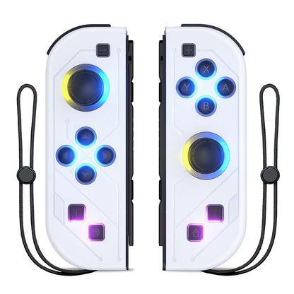 Joypad para for Nintendo Switch/OLED/Lite-vibración Turbo Wake-up FUNC NO Drift, controlador inalámbrico L/R mango luz RGB