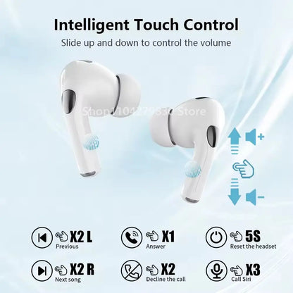 Nuevo 2025 Air Pro auriculares inalámbricos con Bluetooth auriculares sonido HiFi auriculares con reducción de ruido de baja latencia para IPhone Android