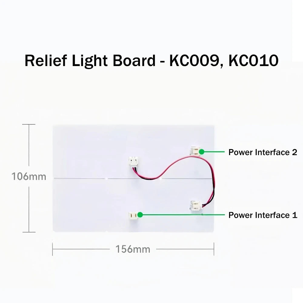 Para Bambu Lab Kit de lámpara Led 001 Hardware piezas de impresión 3d Kit de luz Bambulab modelo de piezas de luz Led