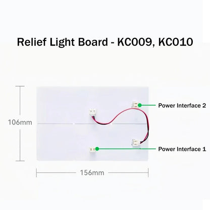 Para Bambu Lab Kit de lámpara Led 001 Hardware piezas de impresión 3d Kit de luz Bambulab modelo de piezas de luz Led