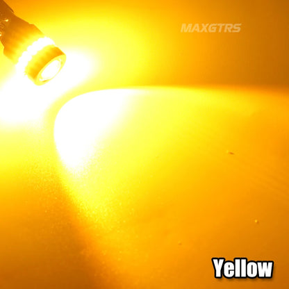 2 uds T10 W5W bombillas LED rojo Canbus 194 168 LED liquidación luz amarilla Interior del coche lectura puerta maletero lámpara de placa de matrícula 6500K