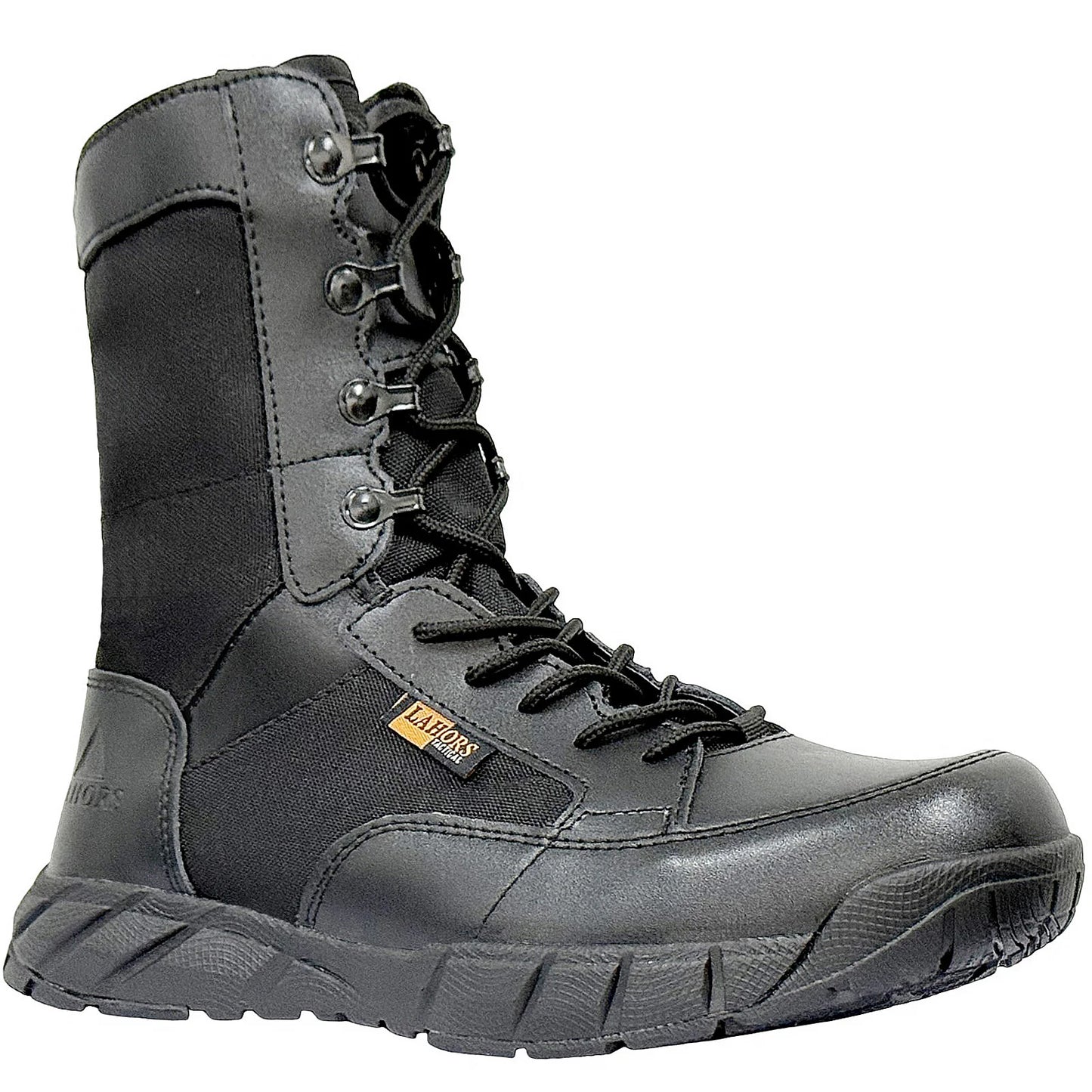 LAHORS, botas tácticas ligeras originales para hombre con cremallera, entrenamiento de combate, cordones, impermeables, zapatos transpirables para senderismo al aire libre