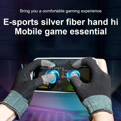 1/3/5 juegos de guantes con funda para el pulgar, accesorios sensibles a prueba de sudor para jugadores, guantes para yemas de los dedos con pantalla táctil, cubierta transpirable