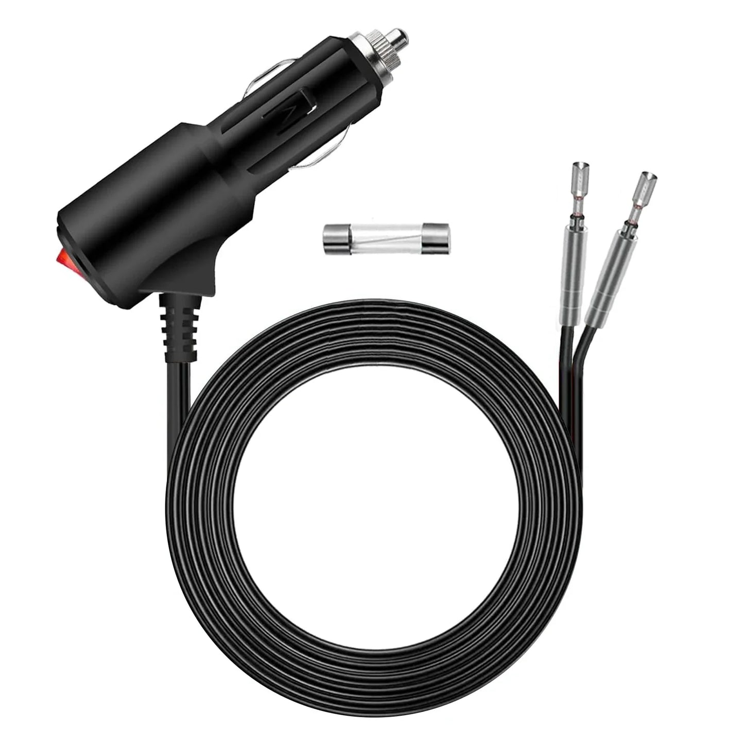 Cable de extensión de carga de coche, accesorios para coche, herramientas con botón de interruptor de encendido y apagado, adaptador de Cable Flexible para coches