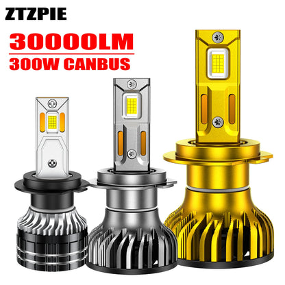 ZTZPIE-bombilla Led Canbus 6000K HB3 HB4 9005 9006 H1 H11, 30 piezas, CSP 9985, lámpara H7 H4, Faro de coche, luz antiniebla, 300W, 30000LM, 12V