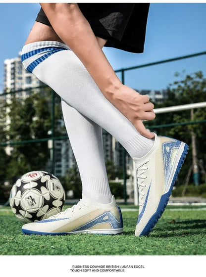 Botas de fútbol de entrenamiento profesional para hombre, zapatos de fútbol ultraligeros, Unisex, venta al por mayor, transpirables, envío directo, fútbol sala interior