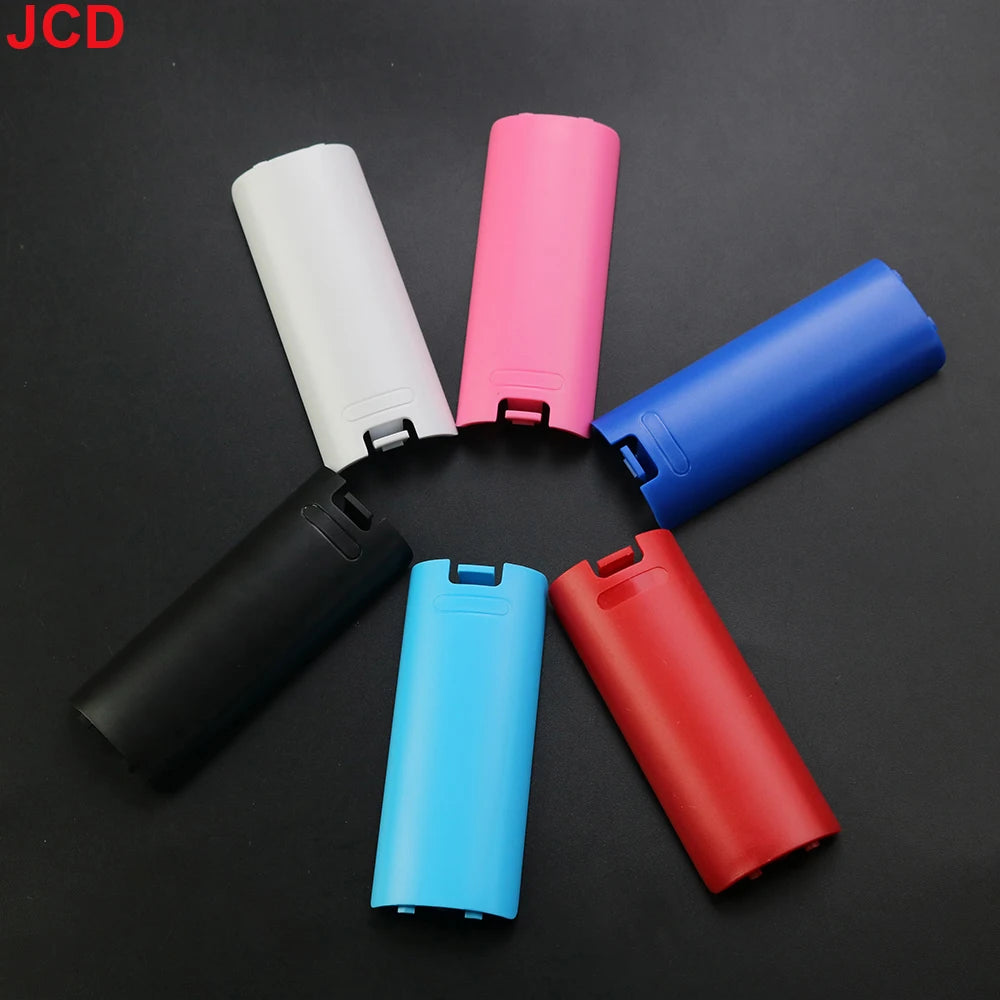 JCD 1 Uds controlador de juego inalámbrico funda de batería contraportada para Wii Gamepad remoto agarre funda de batería