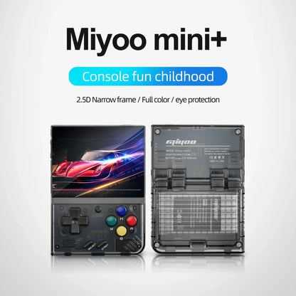 Consola de juegos portátil Retro MIYOO Mini Plus V2 Mini + pantalla IPS consola de videojuegos clásica sistema Linux regalo para niños