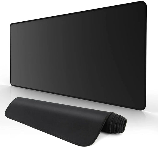Alfombrilla de ratón negra XXL para Gaming, alfombrilla de ratón grande para Gamer Mause, alfombrilla de escritorio para PC, alfombrilla para teclado, alfombrilla de ratón para ordenador