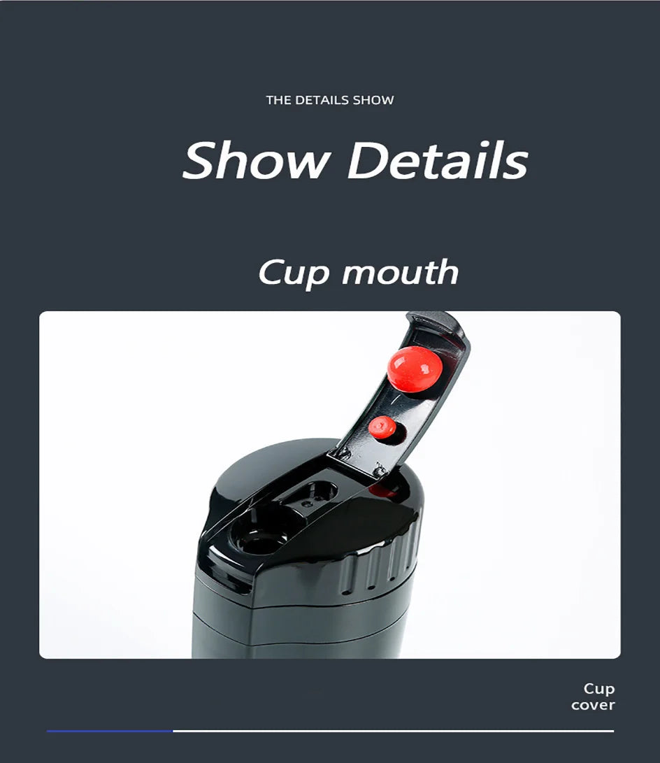 Taza calefactora para coche de 12V y 24V, hervidor eléctrico de acero inoxidable, Control inteligente de temperatura, pantalla LCD táctil, calentador de tazas de café de viaje