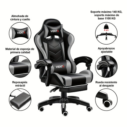 Ergonomic Gaming Chair for Adults and Teens - Racing Style PC Office Chair with Lumbar Support