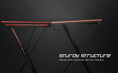 Gaming Desk 32 Inch PC Computer Desk, Home Office Desk Table Gamer Workstation, Simple Game Table, Black