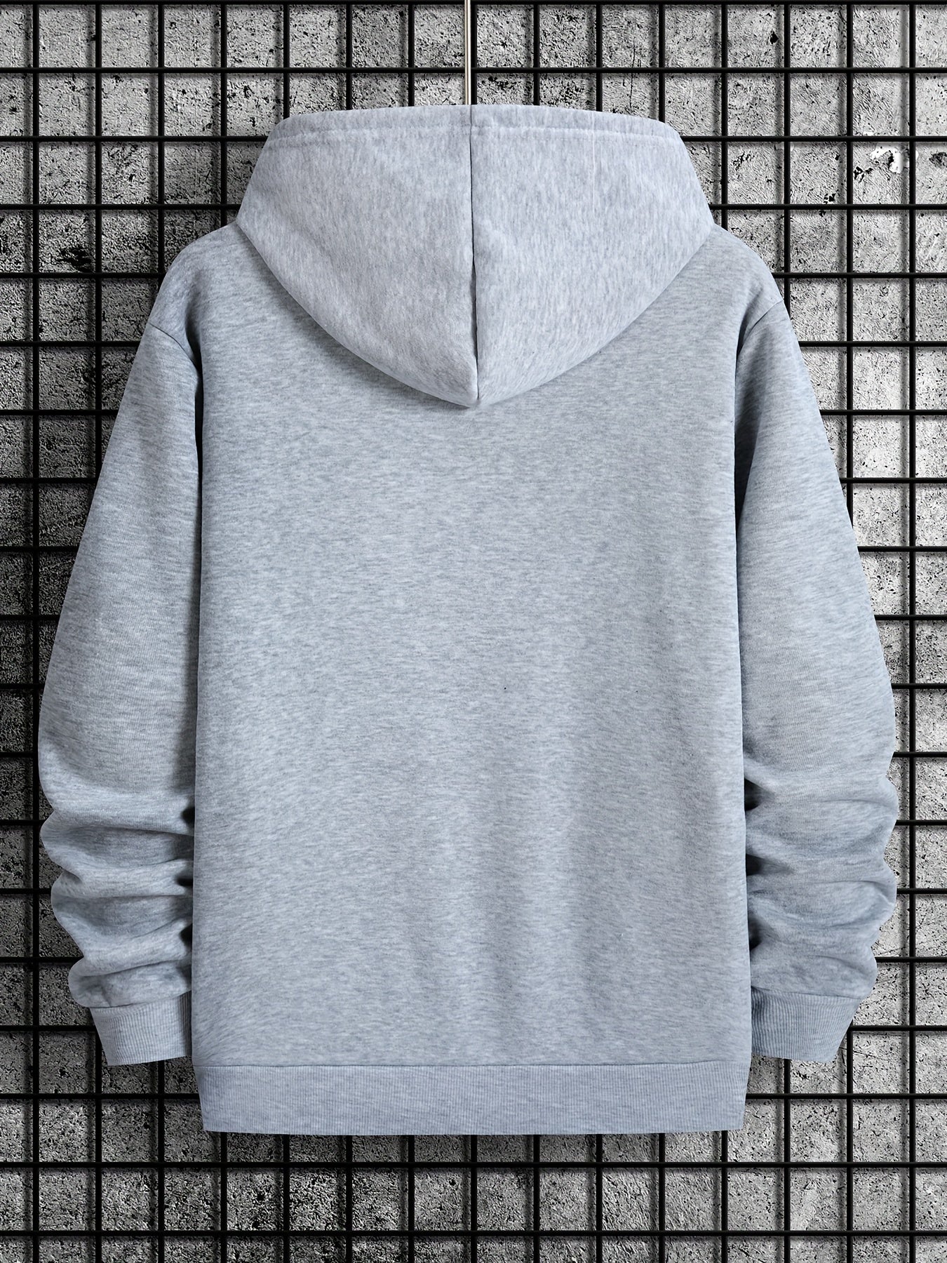 [Retro Gamer Hoodie] Cozy Brown Men's Retro Gamer Hoodie - Long Sleeve Sweatshirt with Drawstring Hood, Video Game Print, Fall/Winter Casual Wear