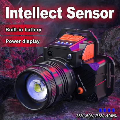 1pc Strong Light Charging Headlight Flashlight, High Lumen LED Headlight XHP160 Bright, 3 Modes Of Headlight Outdoor Fishing, Camping, Running, Hunting, Hiking Variable Focus Headlight Home Decoration Tools, Hardware, Work Su